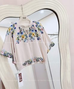 ÁO PEPLUM HOA THÊU