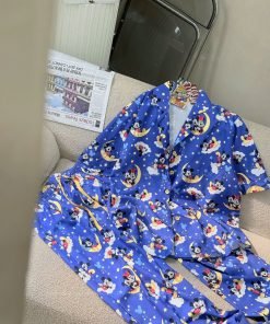 Alternative view of SET PIJAMA MICKEY TRĂNG SAO
