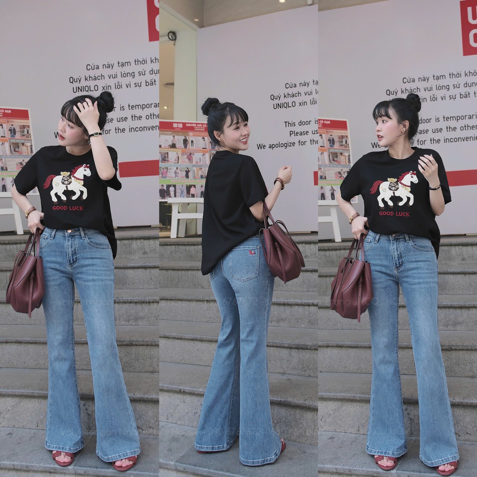 QUẦN JEAN BASS TÚI TAG LOGO NGỰA - Hình ảnh 2