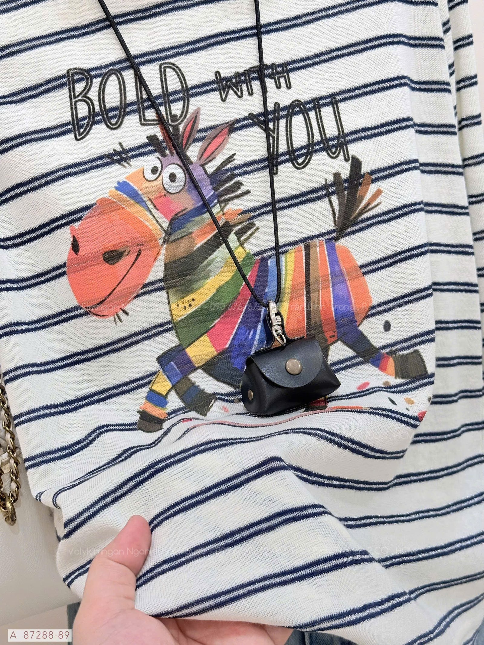 ÁO TD NGỰA SỌC VIỀN CỔ - Hình ảnh 8