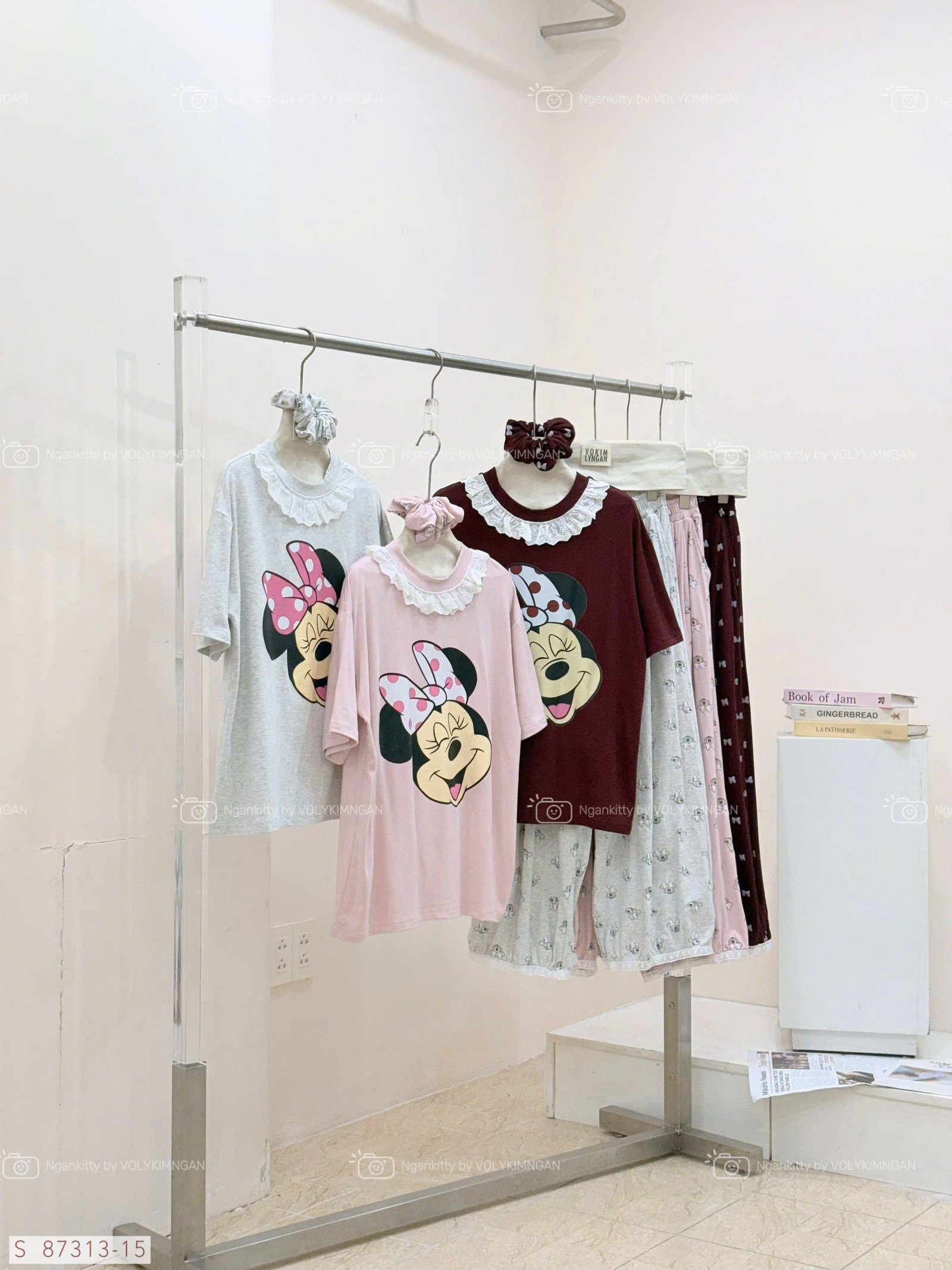 SET MINNIE CỔ REN QUẦN POM NƠ - Hình ảnh 10