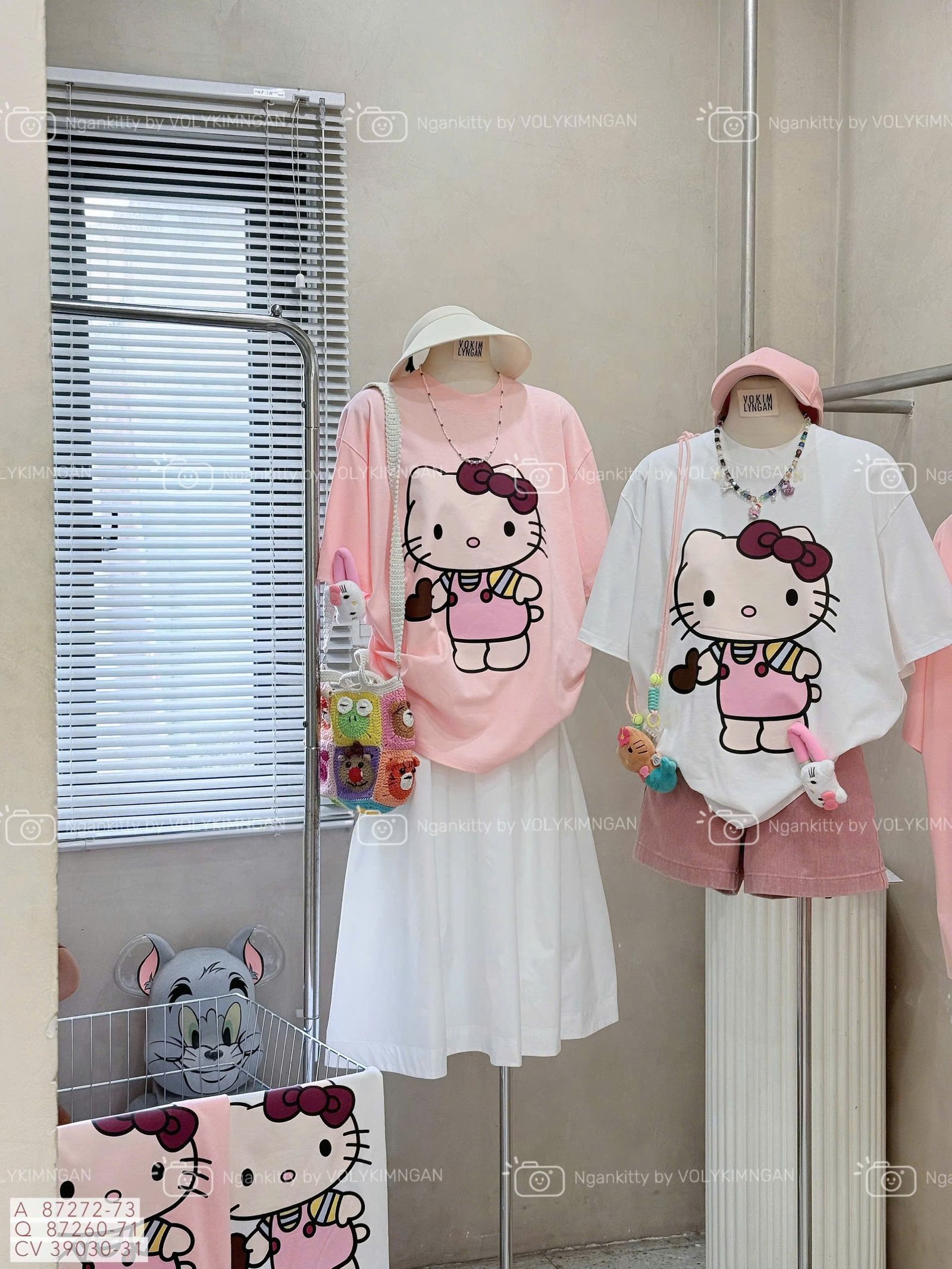 ÁO HELLOKITTY KÈM KẸP TÓC - Hình ảnh 3