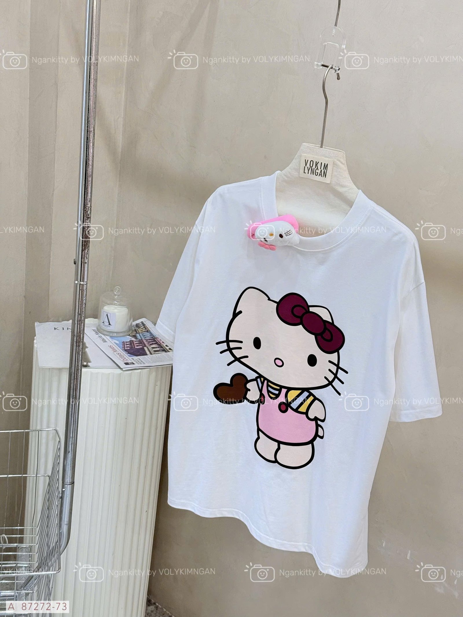 ÁO HELLOKITTY KÈM KẸP TÓC - Hình ảnh 10