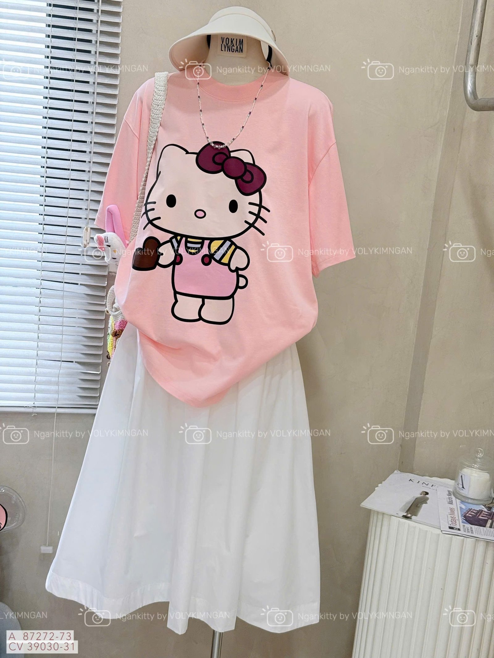 ÁO HELLOKITTY KÈM KẸP TÓC - Hình ảnh 9