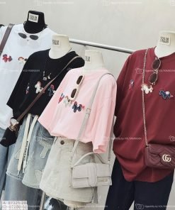 ÁO 3 CHÚ NGỰA THÊU