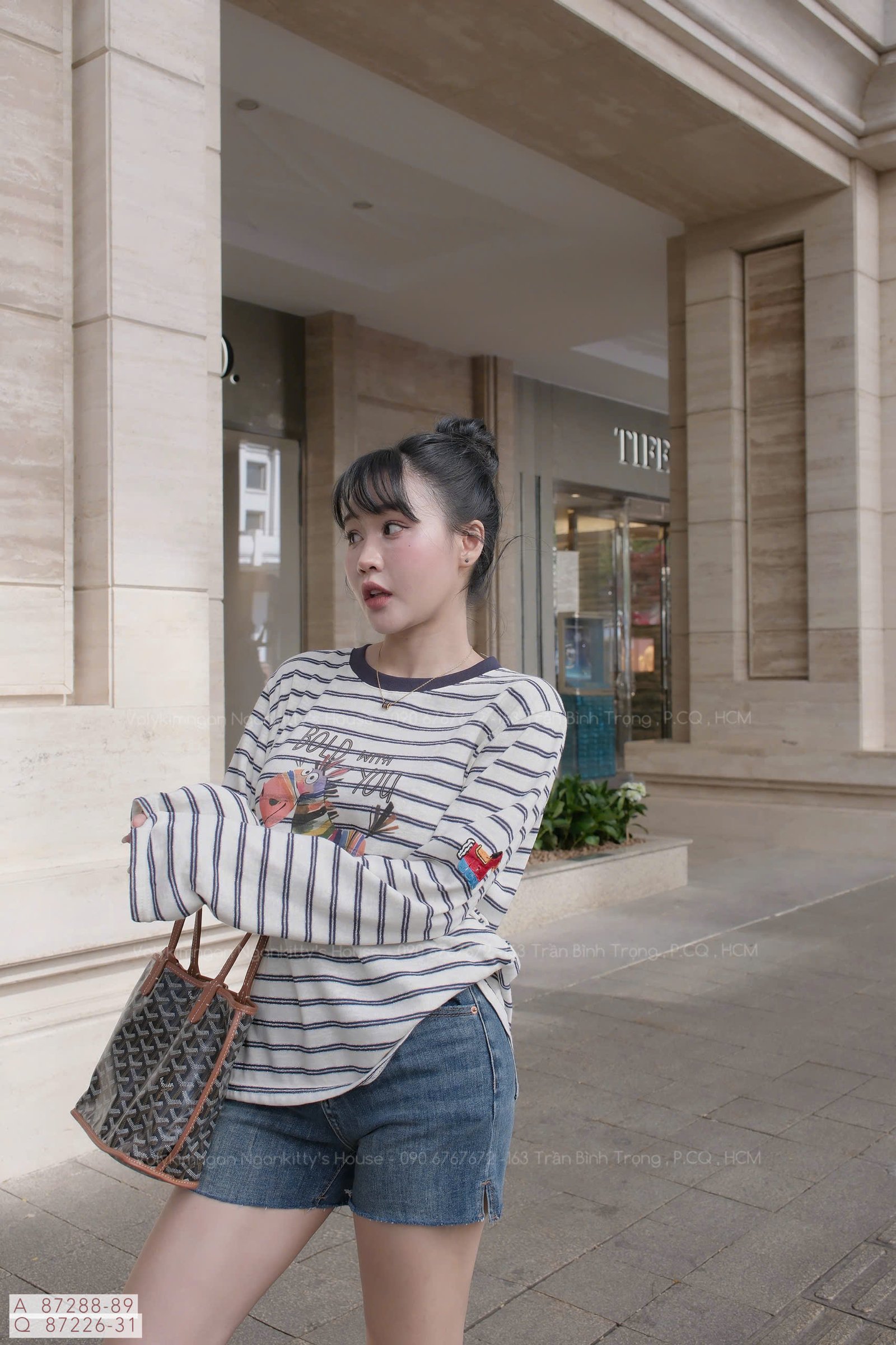 ÁO TD NGỰA SỌC VIỀN CỔ - Hình ảnh 5