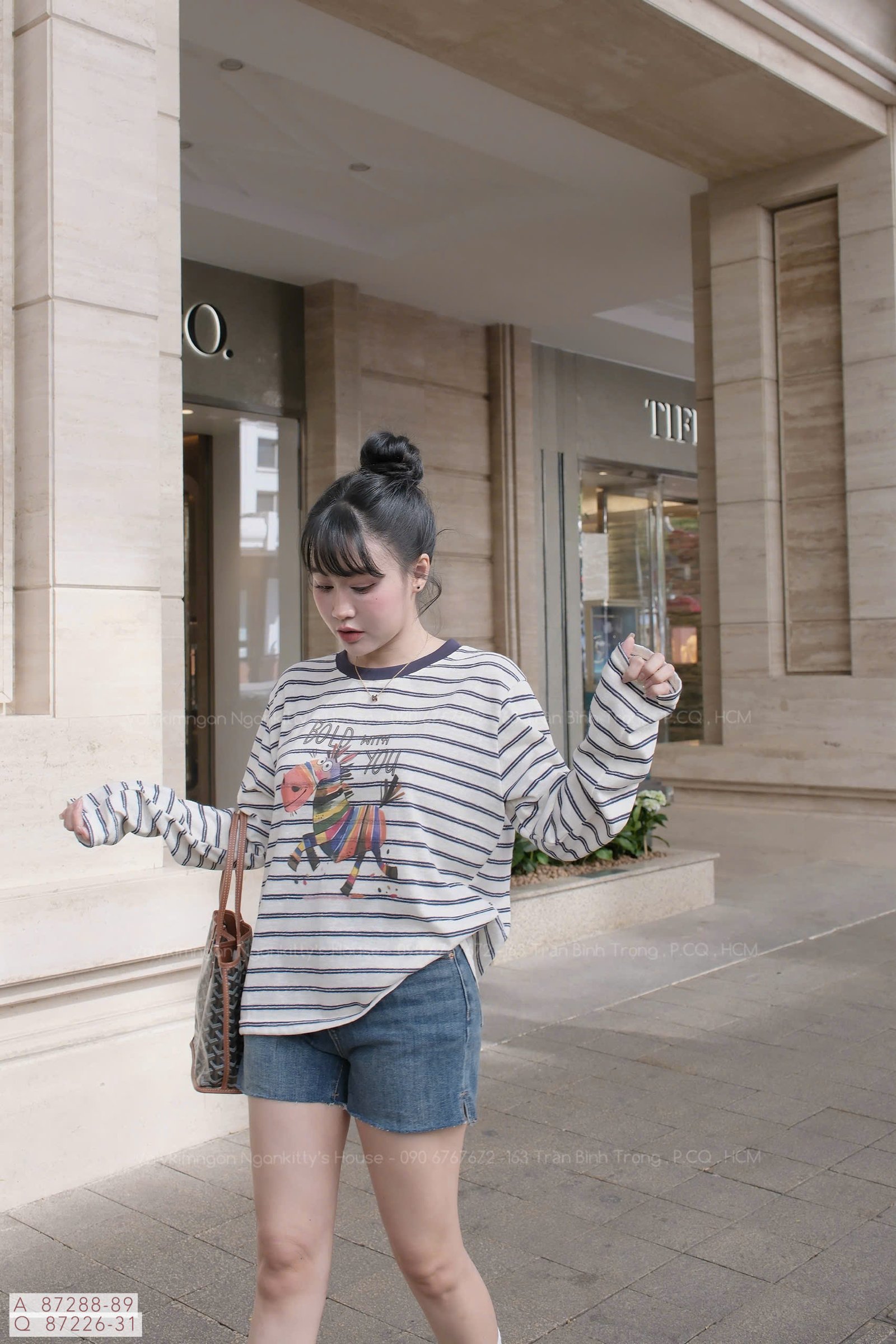 ÁO TD NGỰA SỌC VIỀN CỔ - Hình ảnh 7