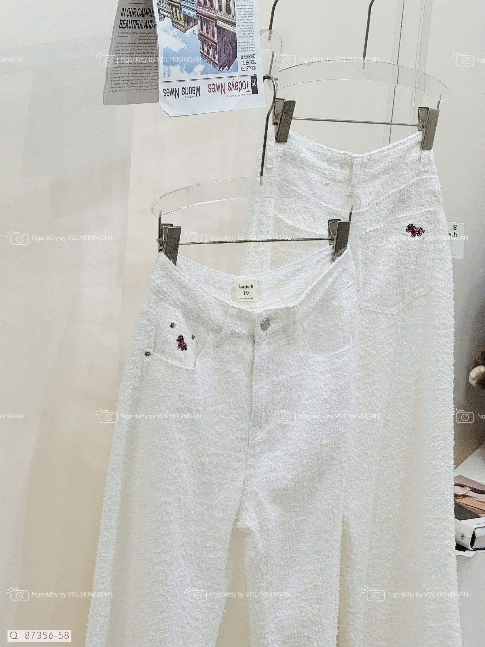 QUẦN JEAN XƯỚC LOGO NGỰA - Hình ảnh 8