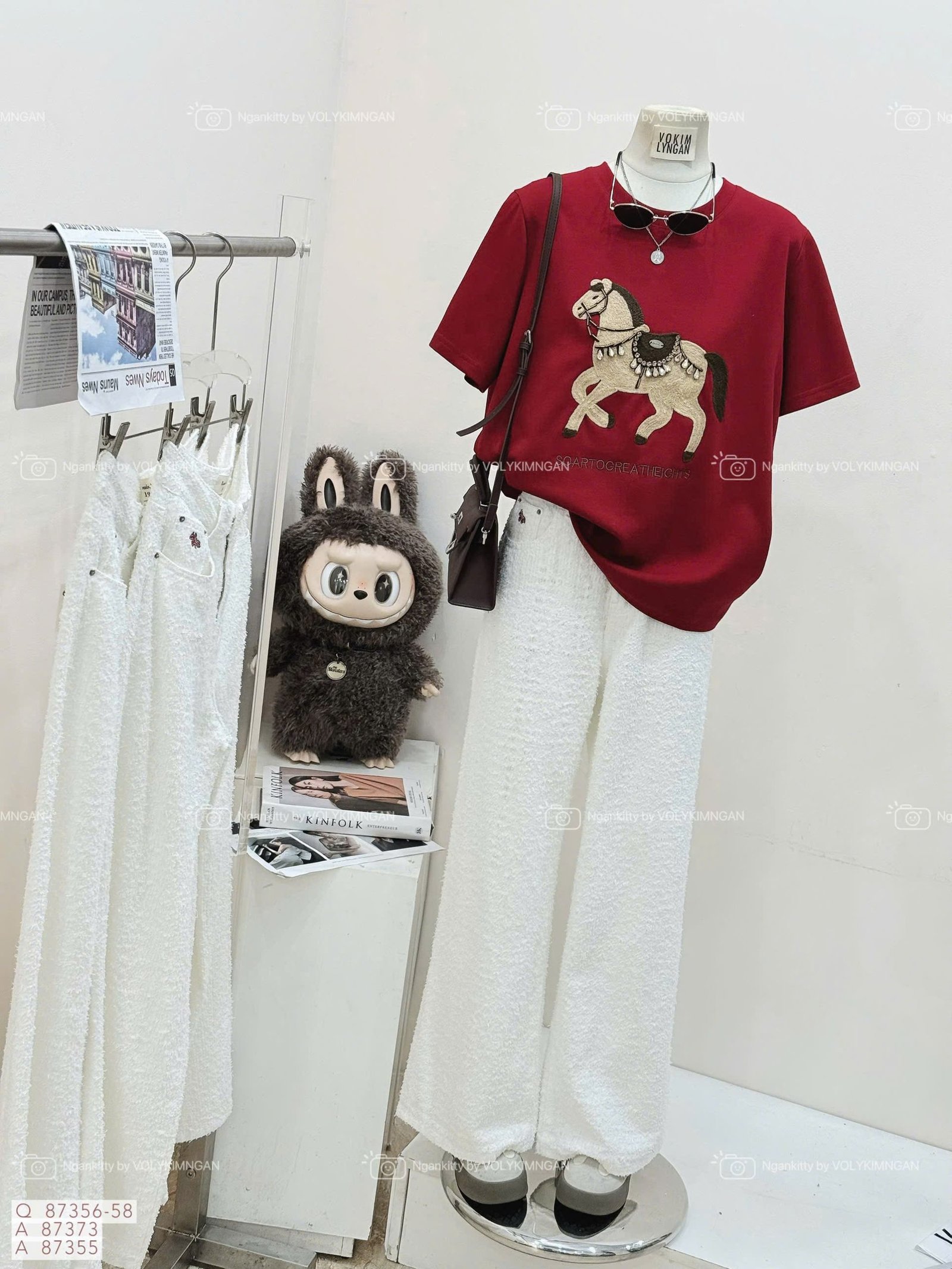 QUẦN JEAN XƯỚC LOGO NGỰA