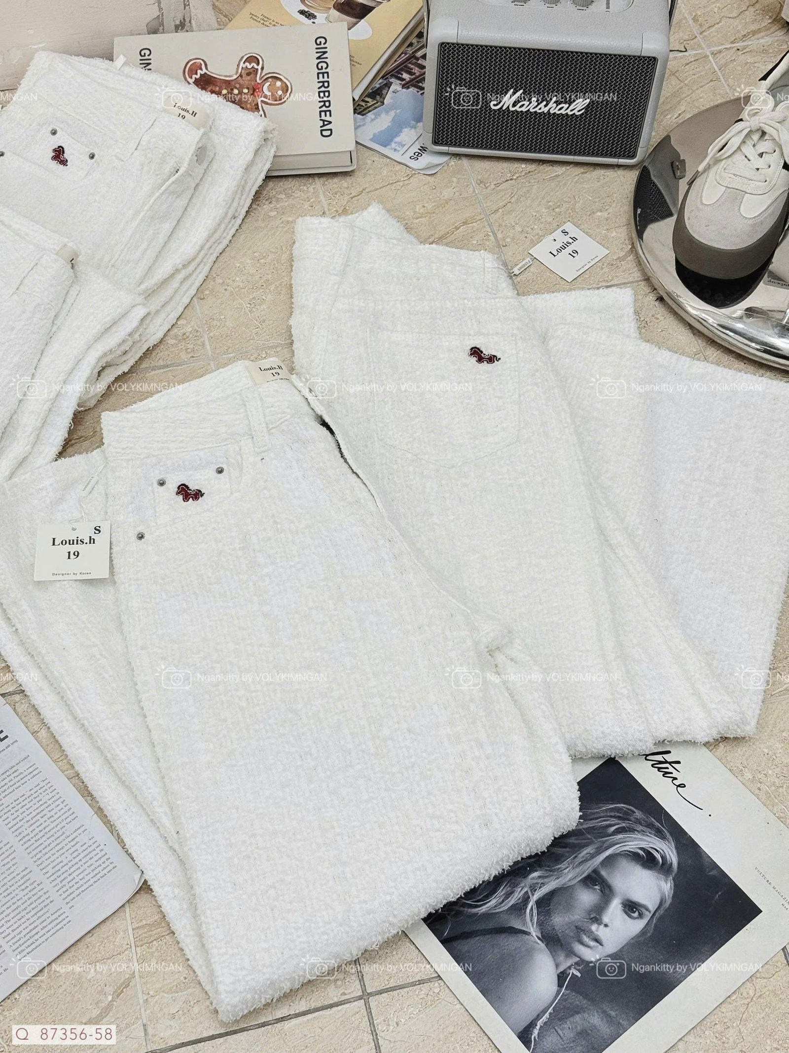 QUẦN JEAN XƯỚC LOGO NGỰA - Hình ảnh 3