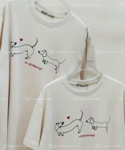 ÁO 2 CHÓ LẠP XƯỞNG TIM