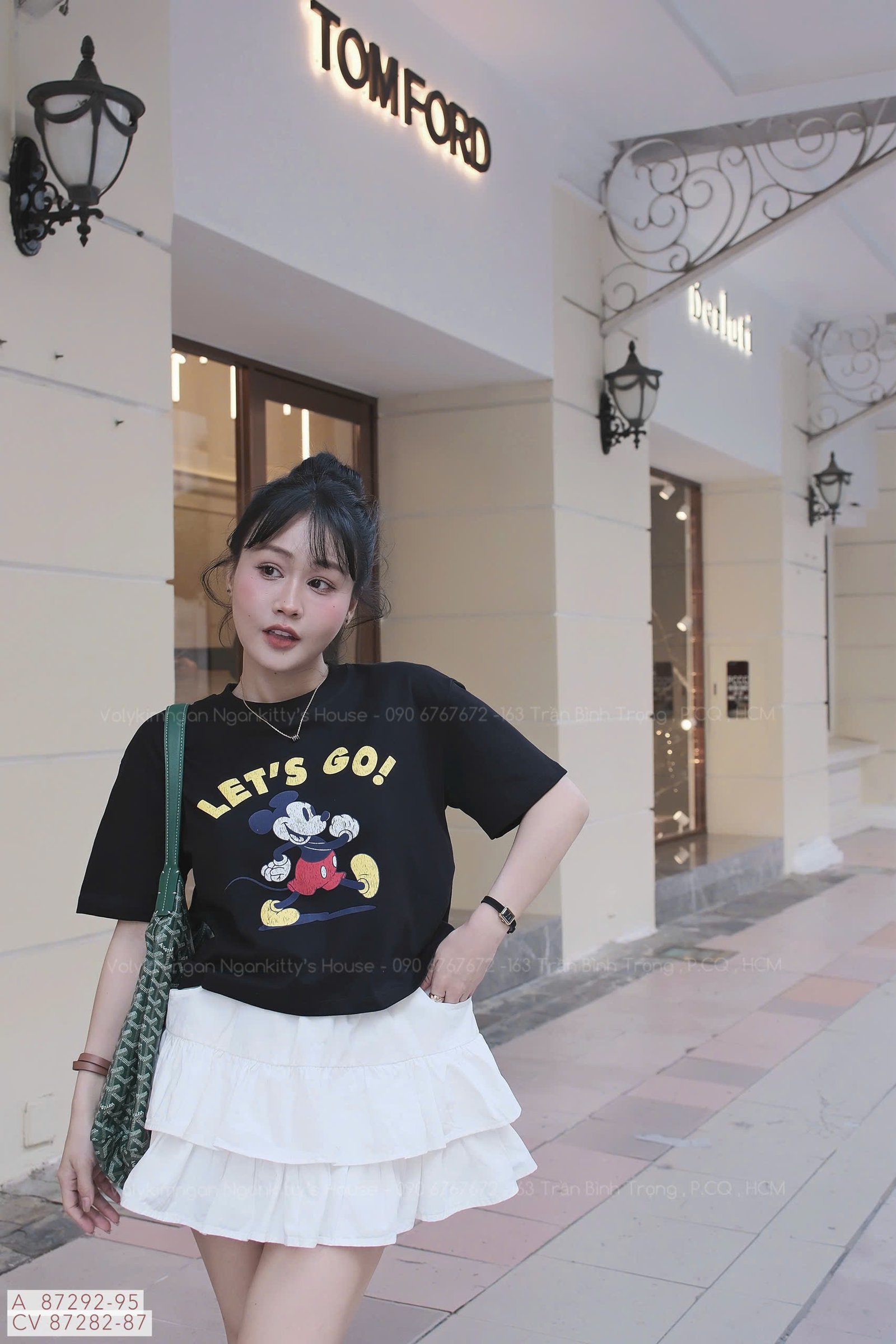 ÁO CROP MICKEY LET'S GO - Hình ảnh 10