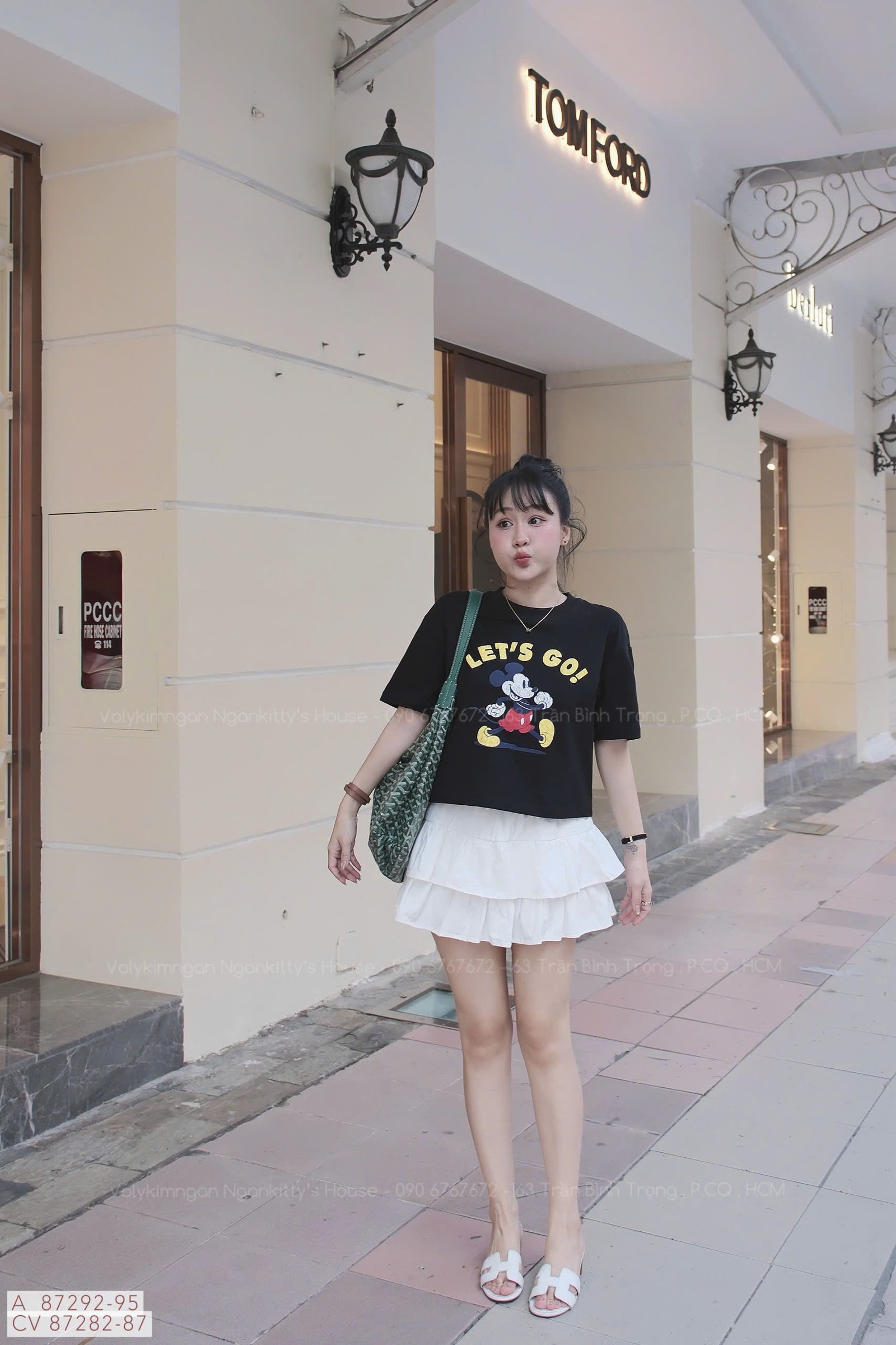 ÁO CROP MICKEY LET'S GO - Hình ảnh 7