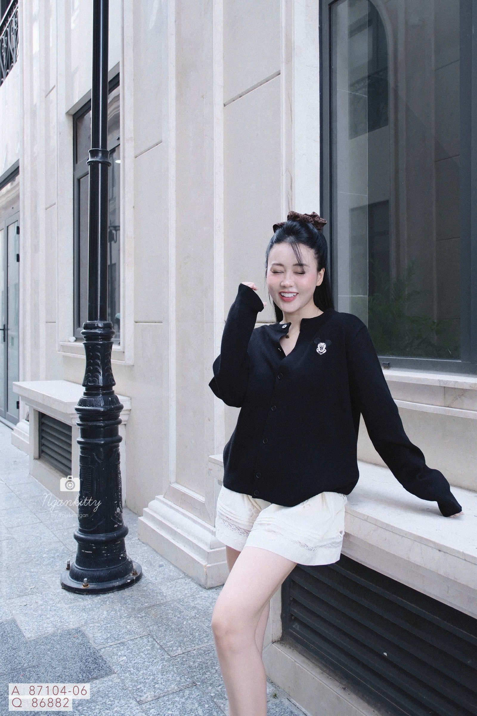 ÁO MONTERGI CADIGAN LOGO MICKEY