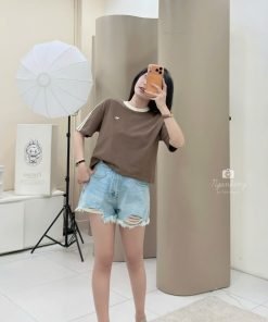 ÁO LOGO NGỰA SỌC VAI