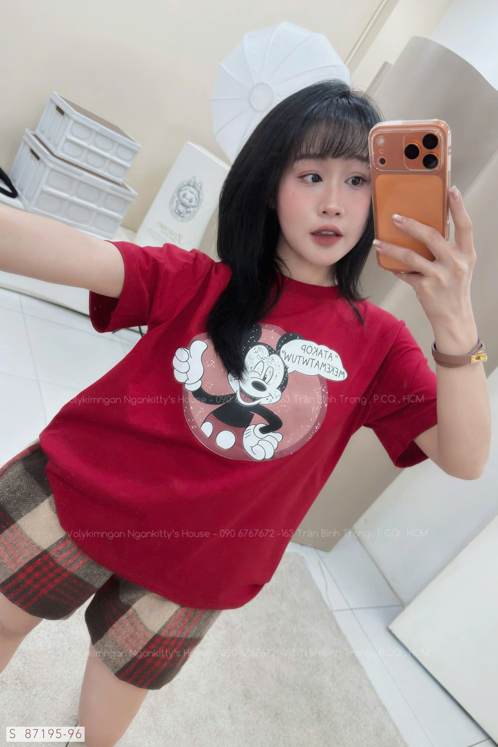 SET MICKEY QUẦN CARO - Hình ảnh 4