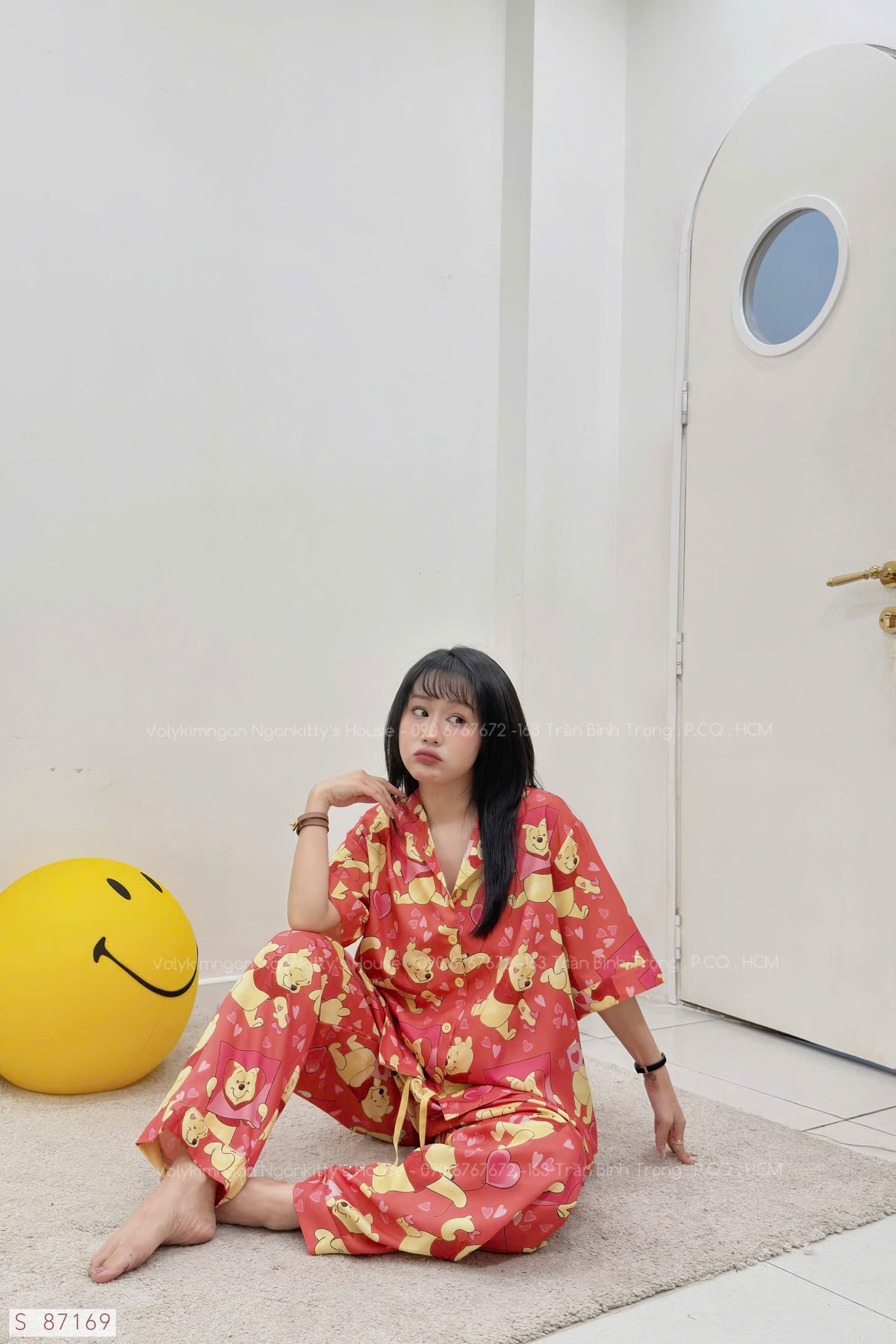 SET PIJAMA GẤU POOH TIM