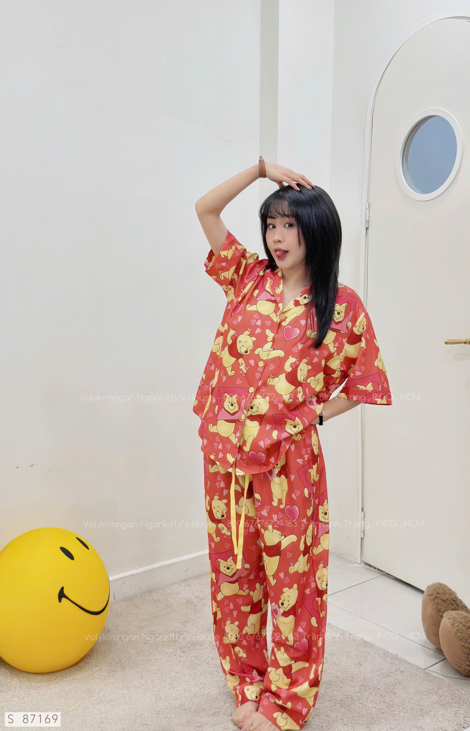 SET PIJAMA GẤU POOH TIM - Hình ảnh 6