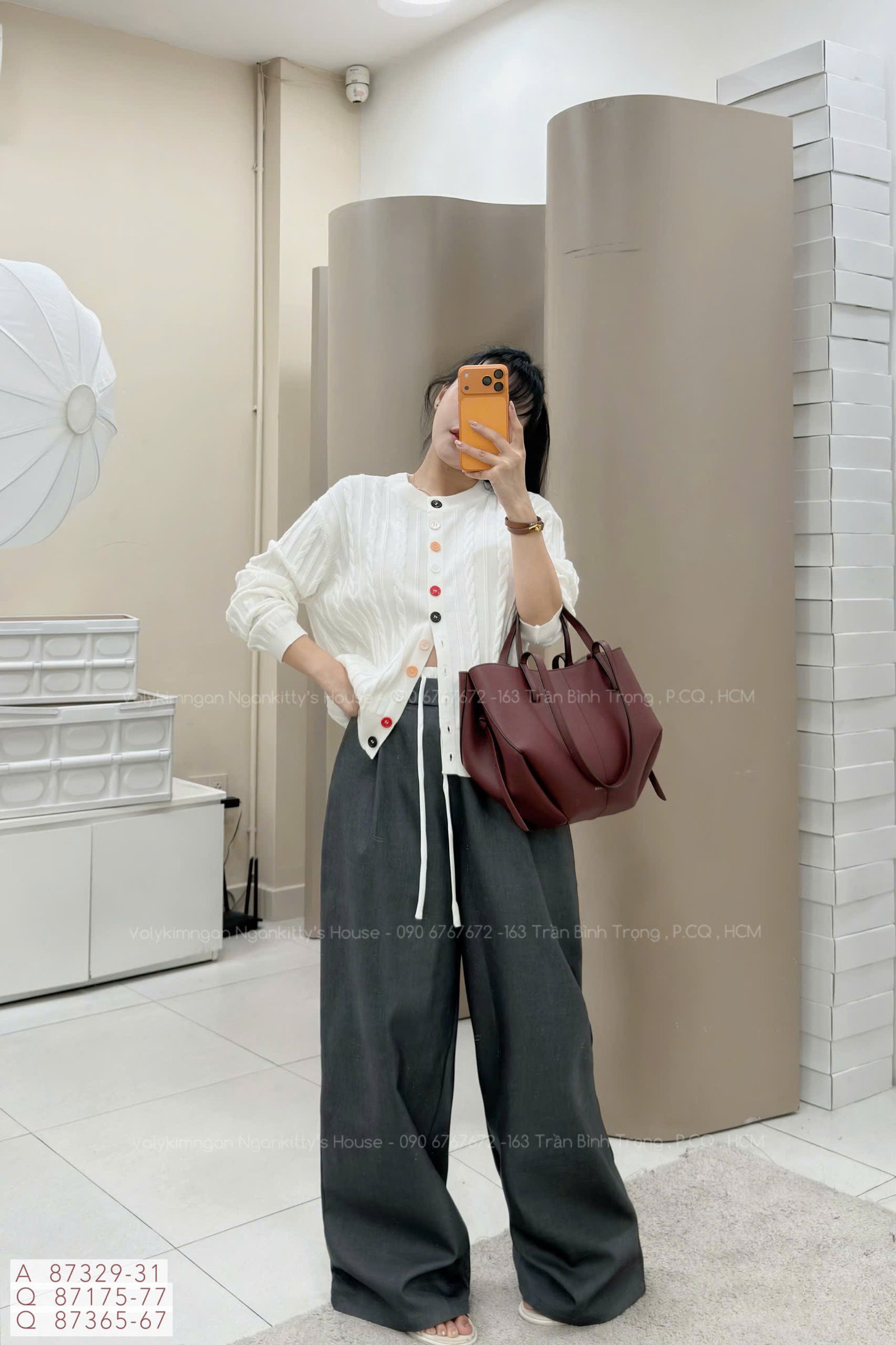 ÁO MONTERGI CADIGAN NÚT MÀU