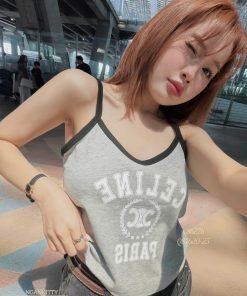 Alternative view of ÁO CROP 2S YẾM CELINE