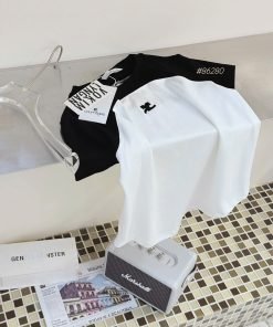 ÁO 2 MÀU LOGO COURREGES
