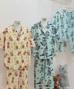 SET PIJAMA GẤU MÈO