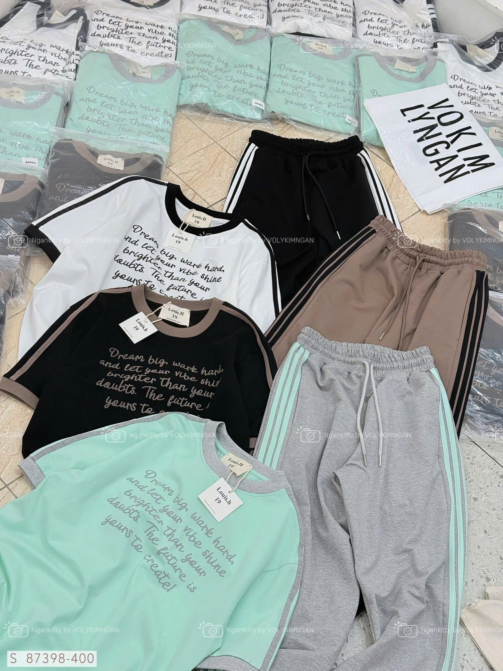 SET CHỮ SỌC THỂ THAO - Ảnh 2