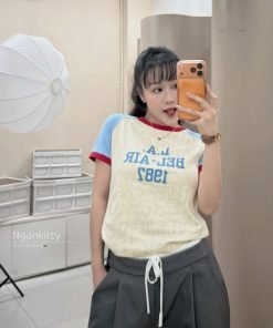 ÁO BABYTEE NY MANHATTAN TAY GRAPLANG