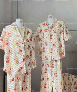 SET PIJAMA GẤU POOH HUNNY