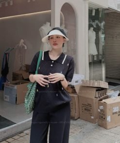 Alternative view of SET MONTEGI LOGO POLO MÀU