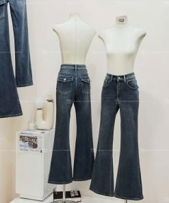 Alternative view of QUẦN JEAN TRƠN LOE MIX TÚI KIỂU SAU