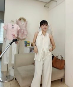 Alternative view of SET SƠMI SN LINEN QUẦN SUÔNG