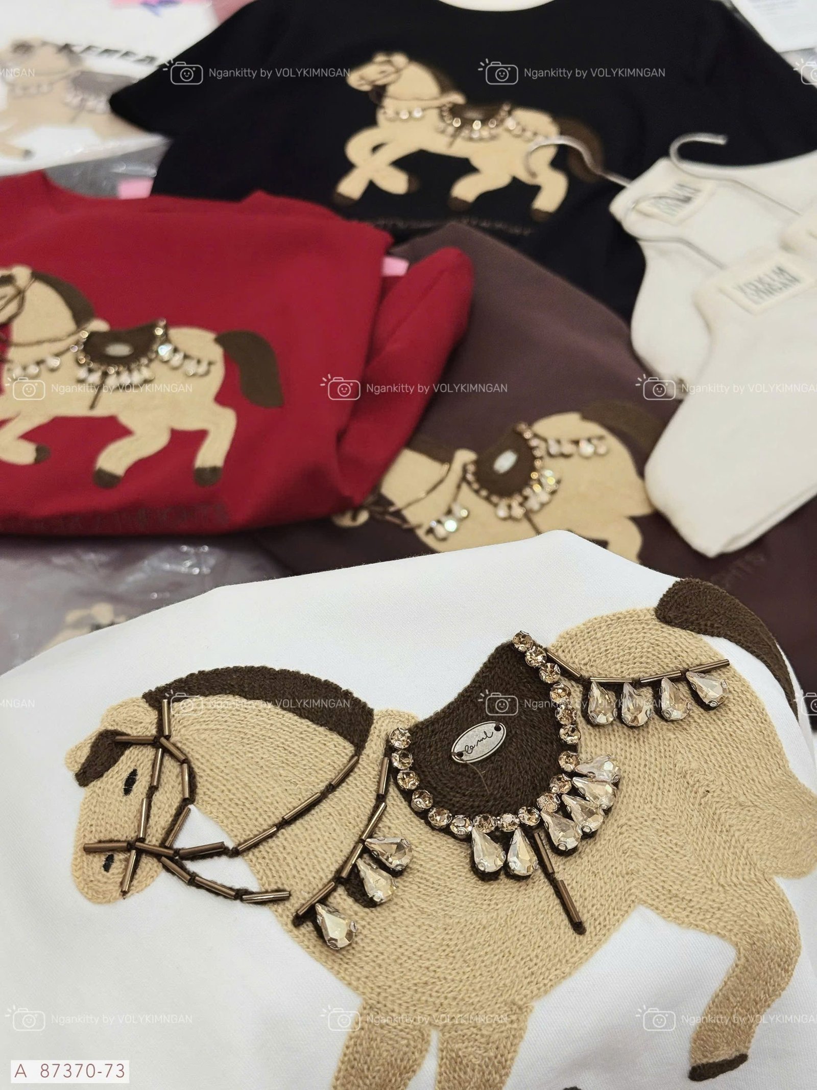 ÁO NGỰA THÊU ĐÍNH ĐÁ - Ảnh 16