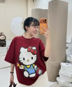 ÁO PHÔNG HELLOKITTY CỌ SƠN