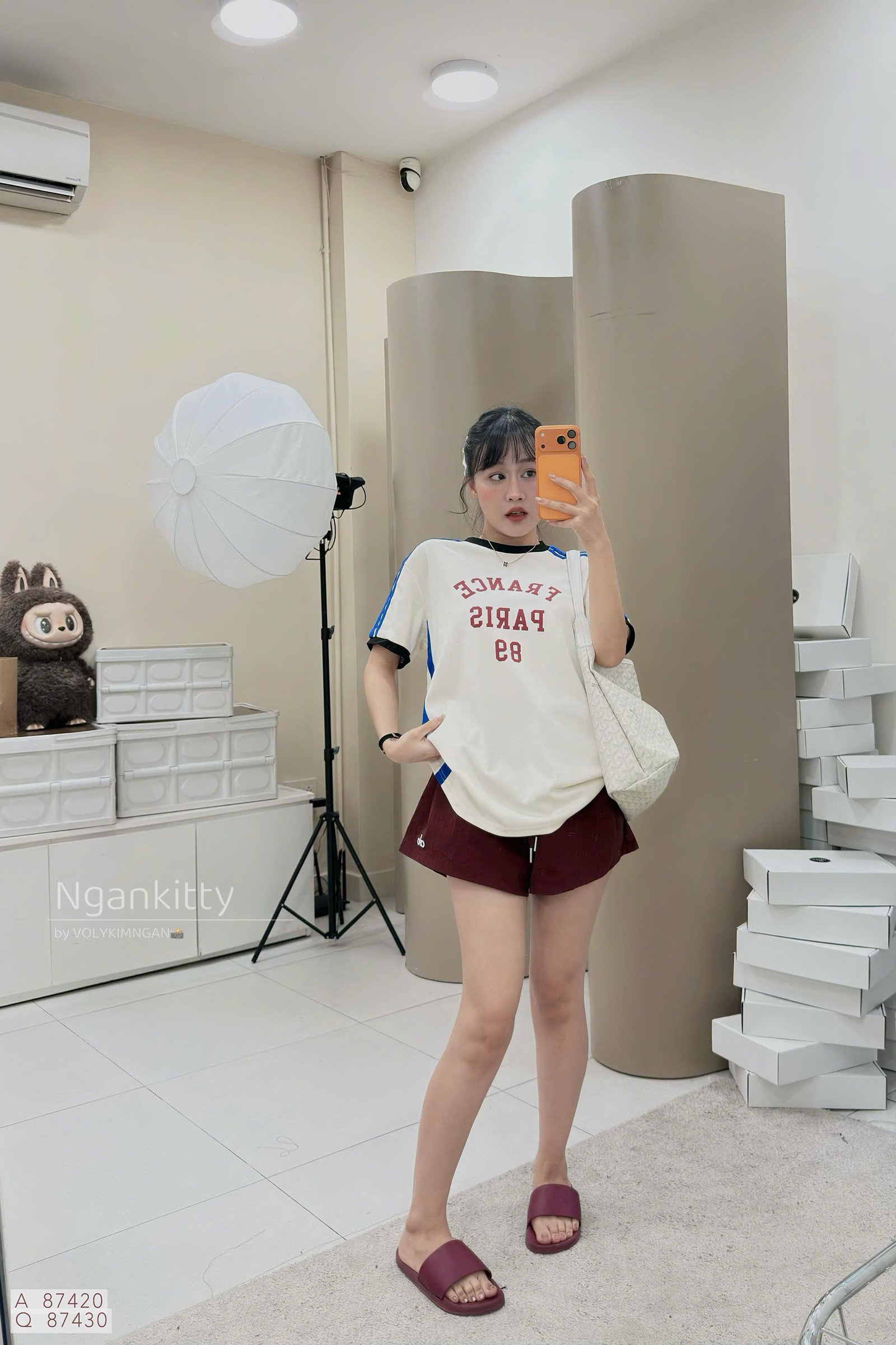 ÁO SỌC HÔNG FRANCE PARIS 89