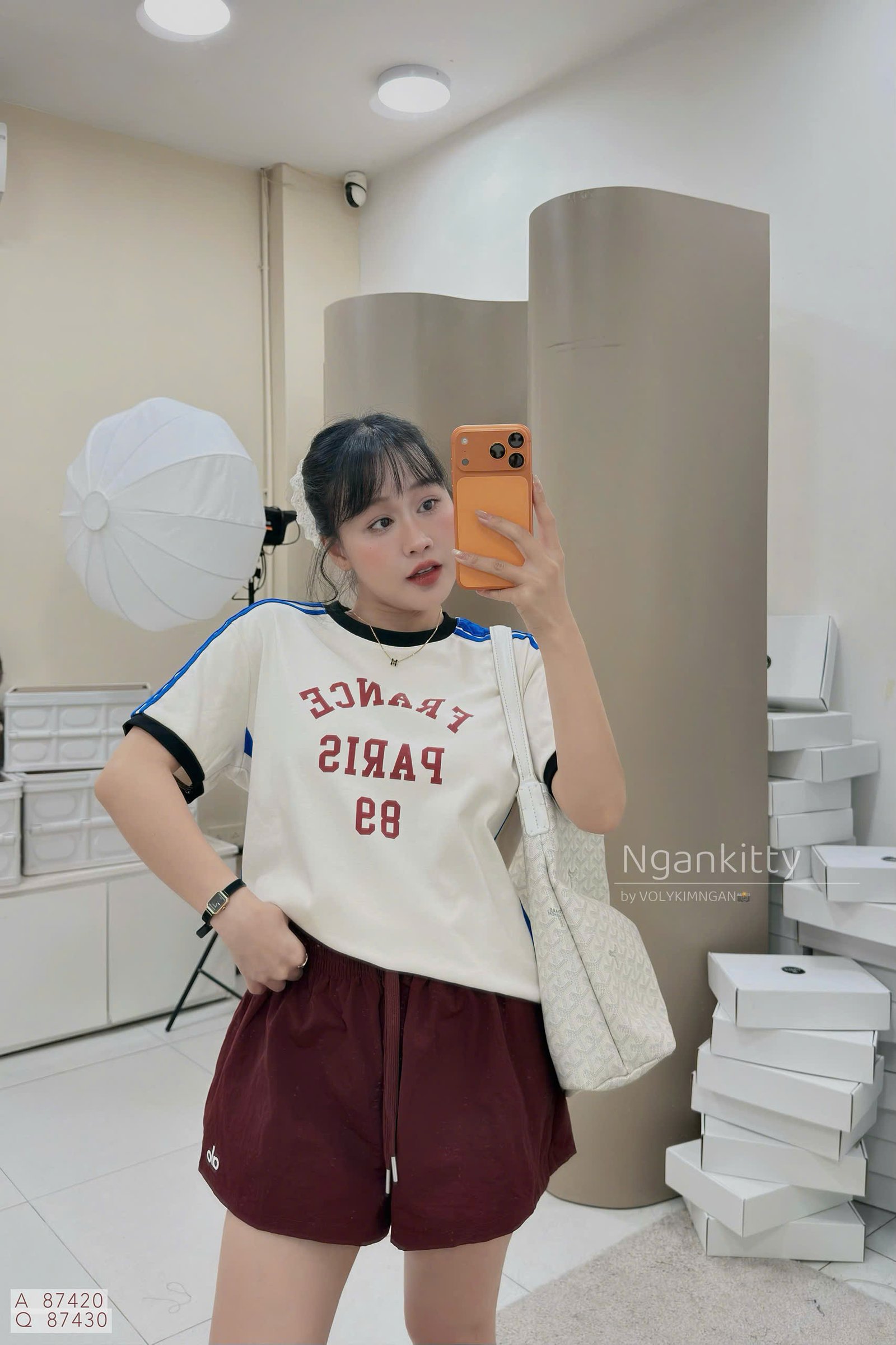 ÁO SỌC HÔNG FRANCE PARIS 89 - Ảnh 4