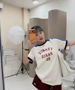 Alternative view of ÁO SỌC HÔNG FRANCE PARIS 89