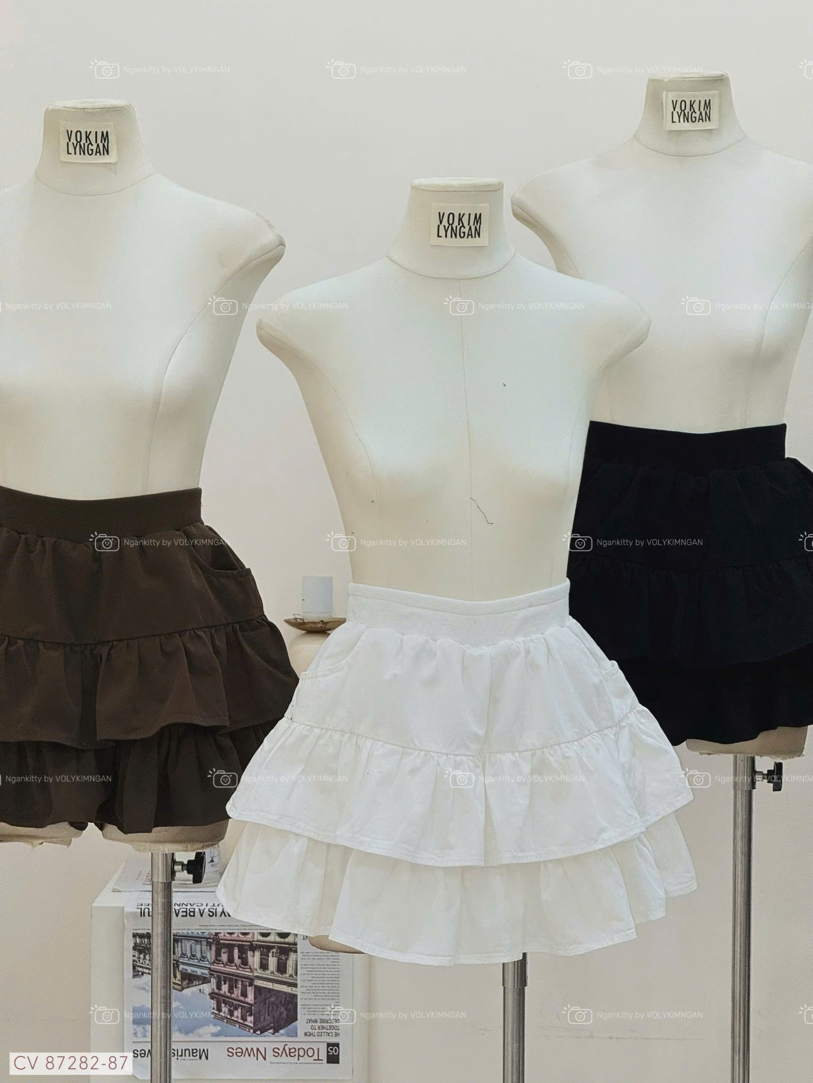 CHÂN VÁY TẦNG XẾP LY - Hình ảnh 11