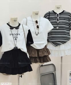 CHÂN VÁY TẦNG XẾP LY