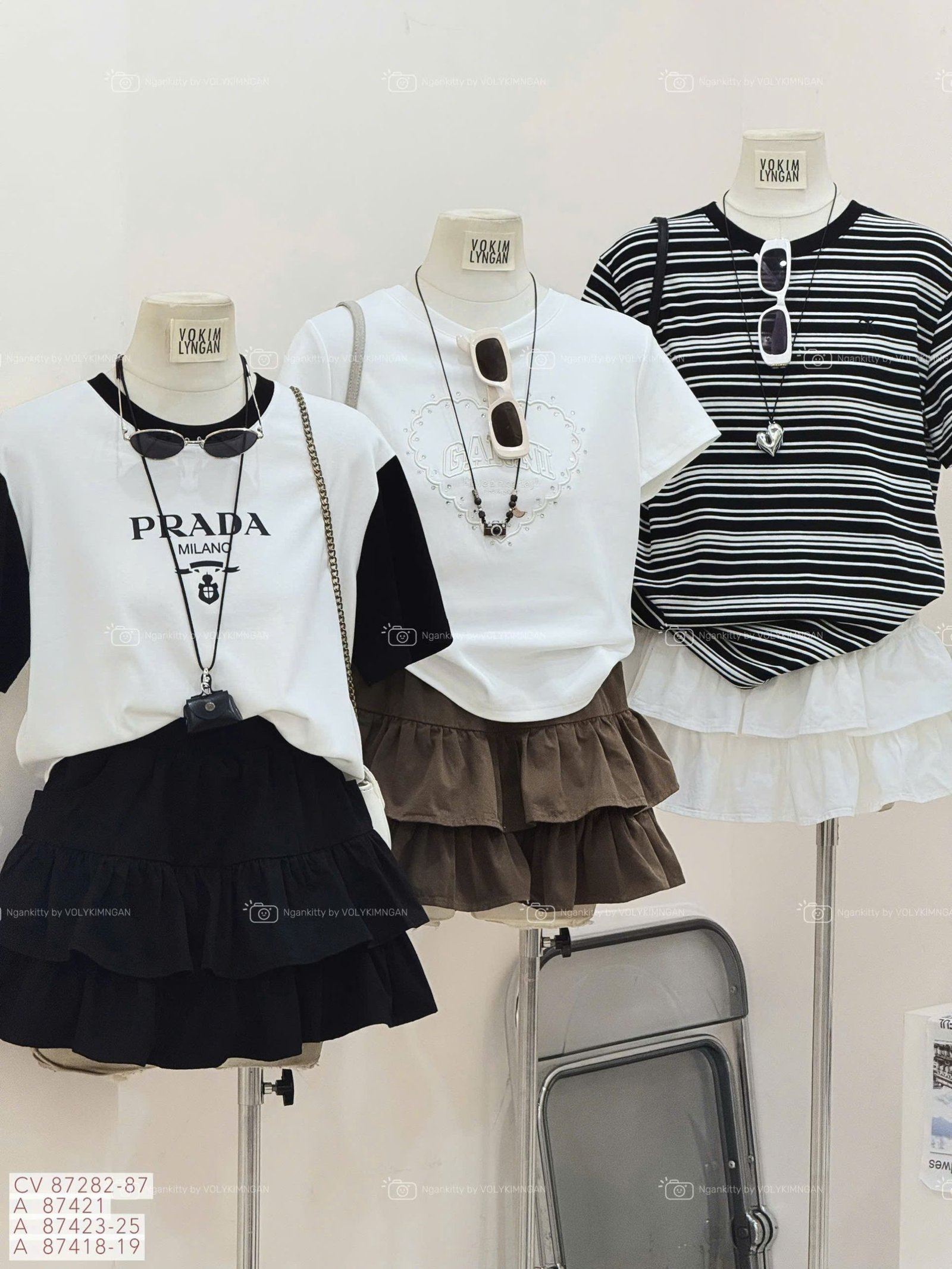 CHÂN VÁY TẦNG XẾP LY