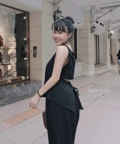 Alternative view of SET ÁO DÂY CỘT SAU LƯNG