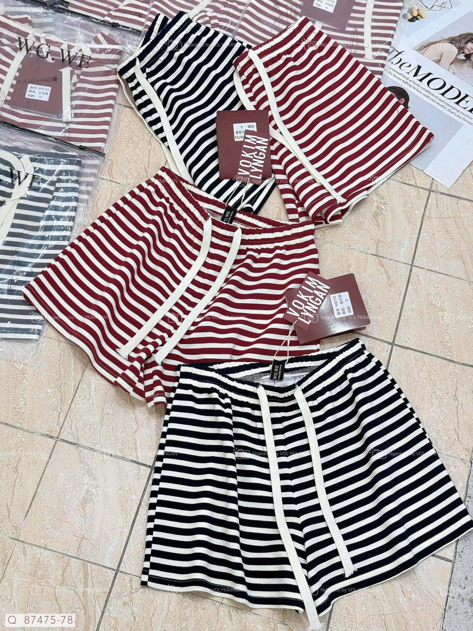 QUẦN SHORT SỌC LƯNG CHUN DÂY - Hình ảnh 9