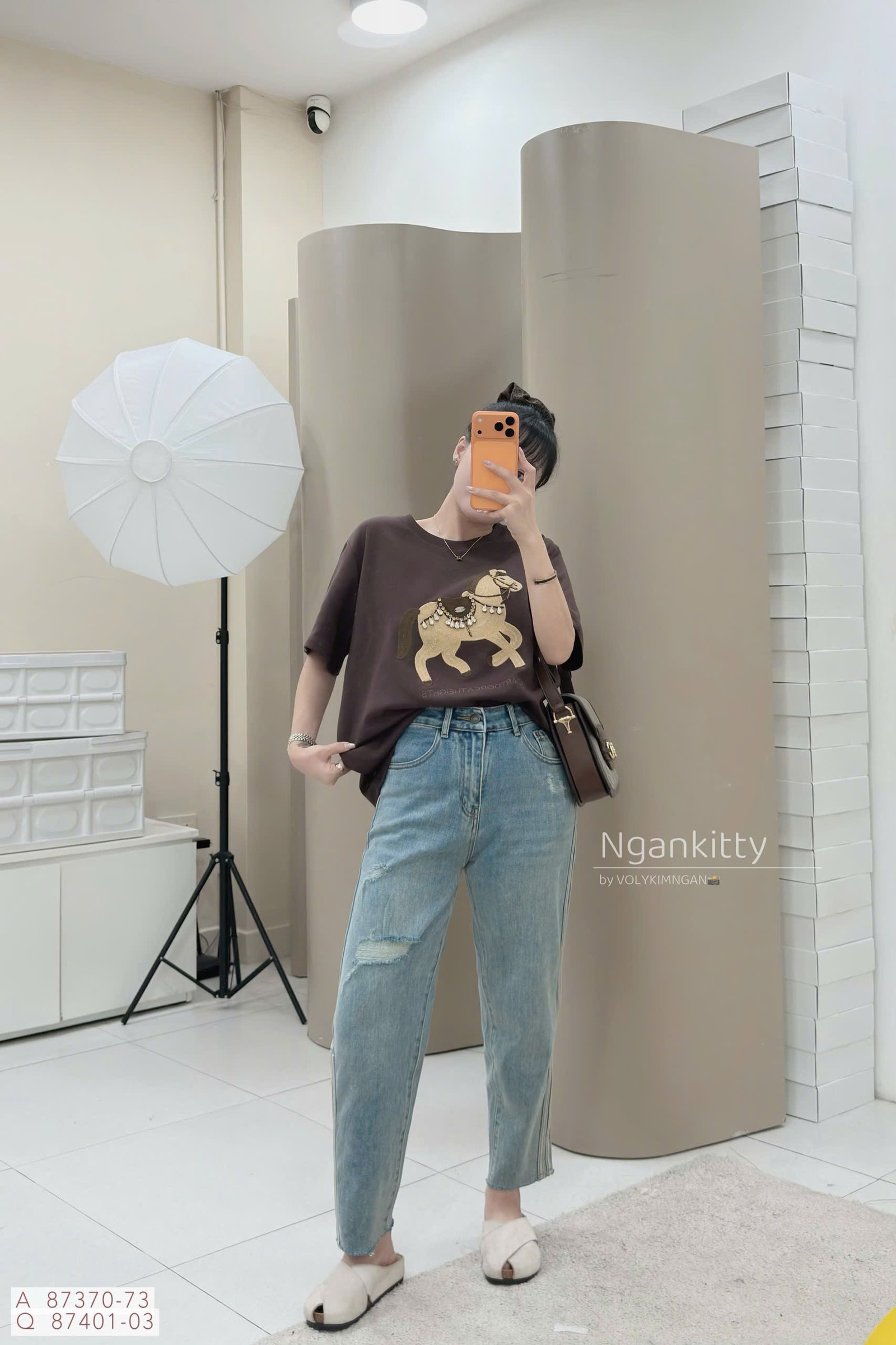 ÁO NGỰA THÊU ĐÍNH ĐÁ - Ảnh 3