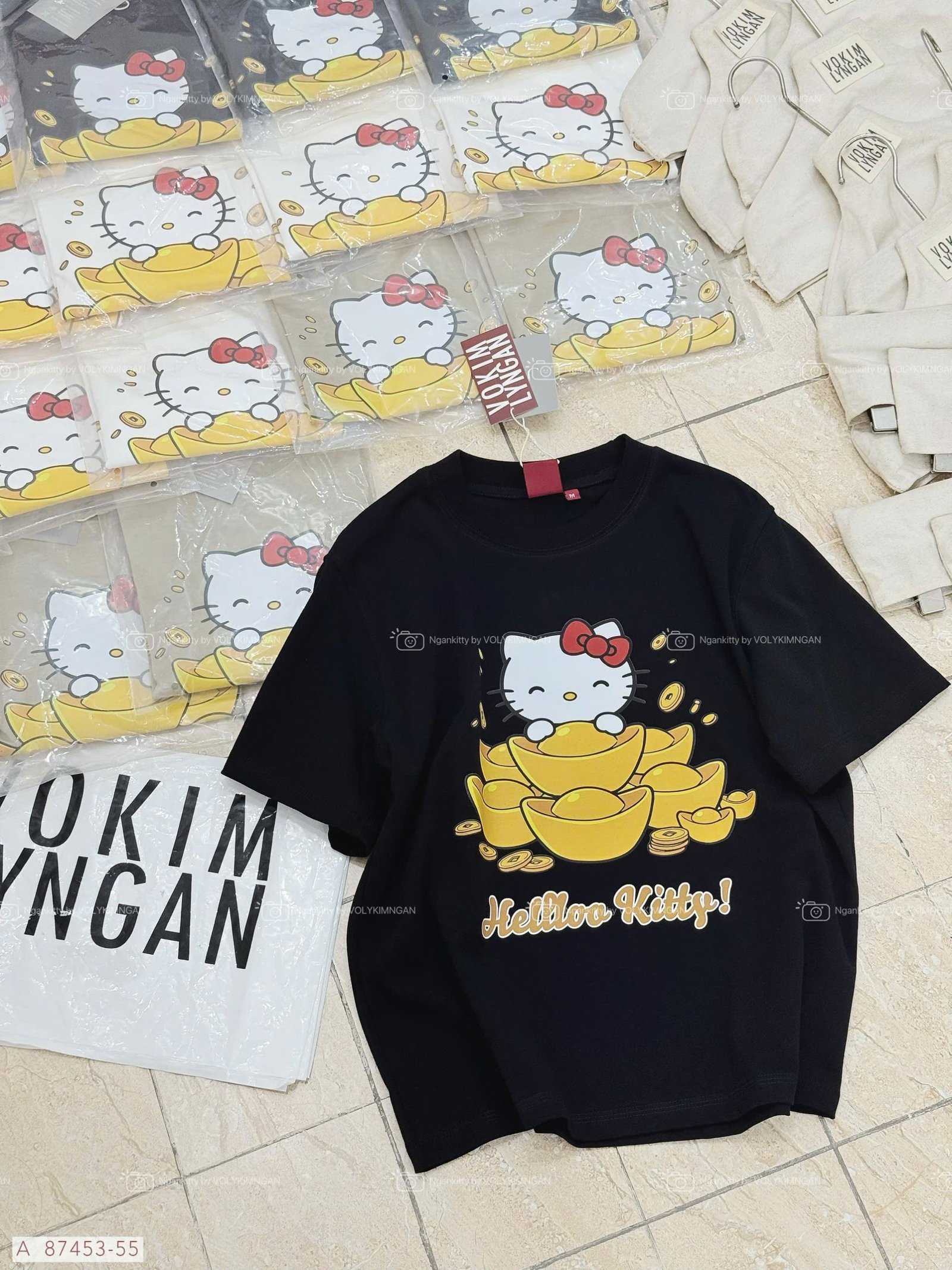 ÁO HELLOKITTY THỎI VÀNG - Ảnh 5