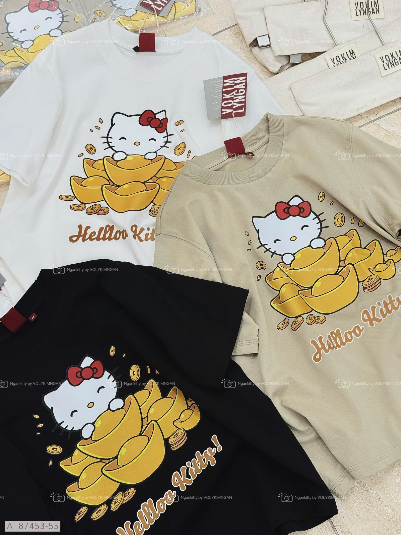 ÁO HELLOKITTY THỎI VÀNG