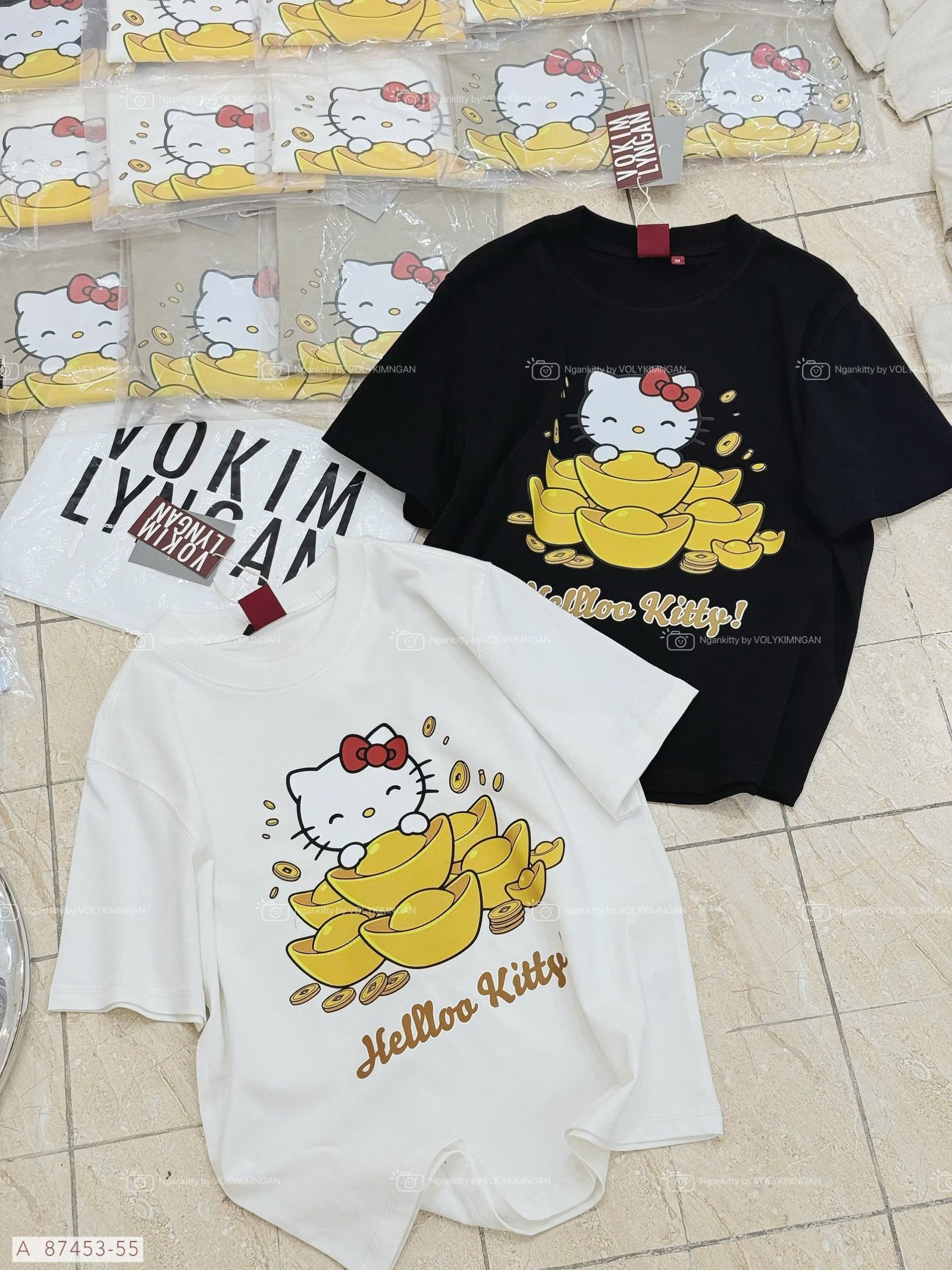 ÁO HELLOKITTY THỎI VÀNG - Ảnh 8