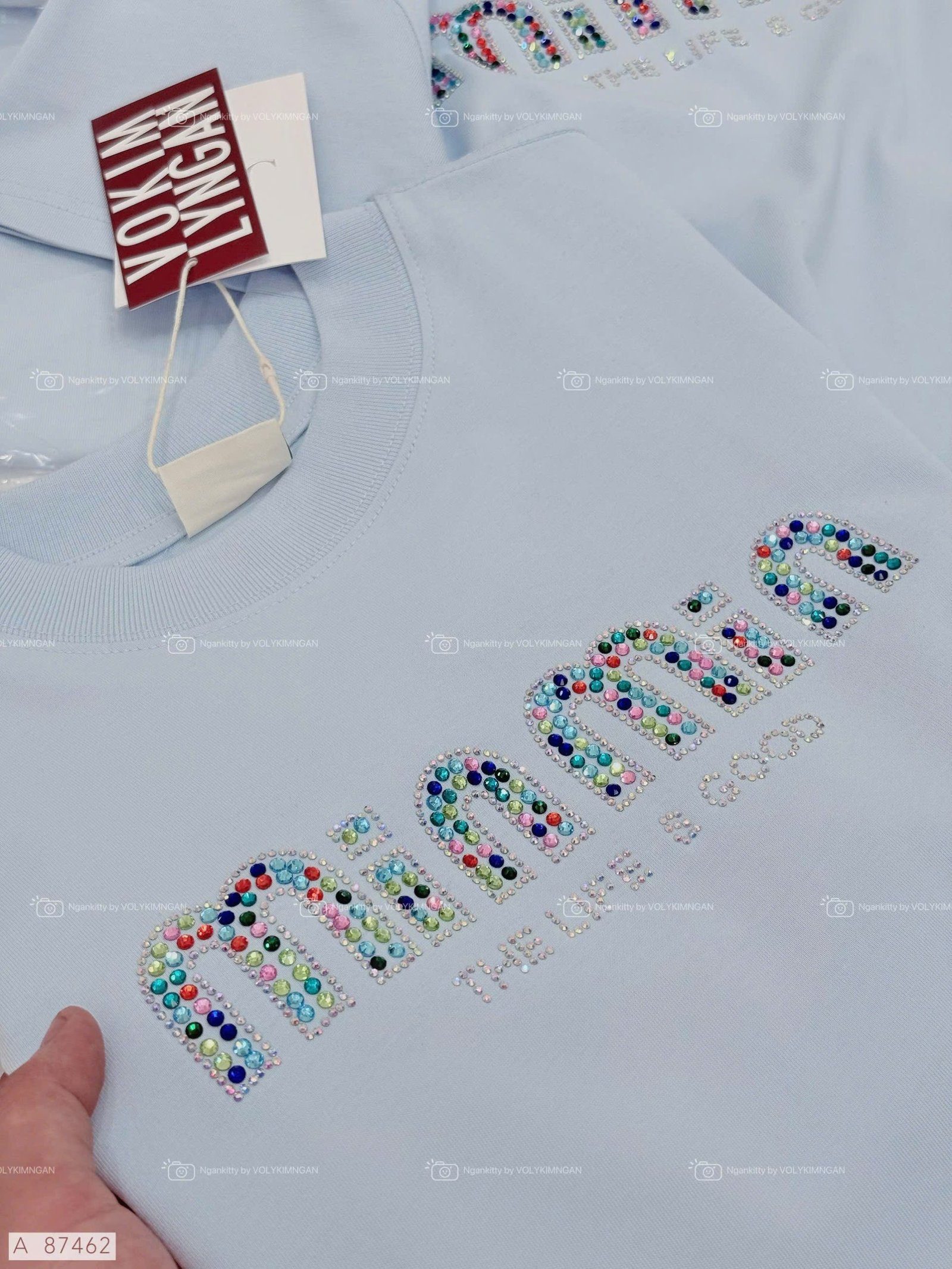 ÁO BABYTEE MINMIN ĐÍNH ĐÁ - Ảnh 3