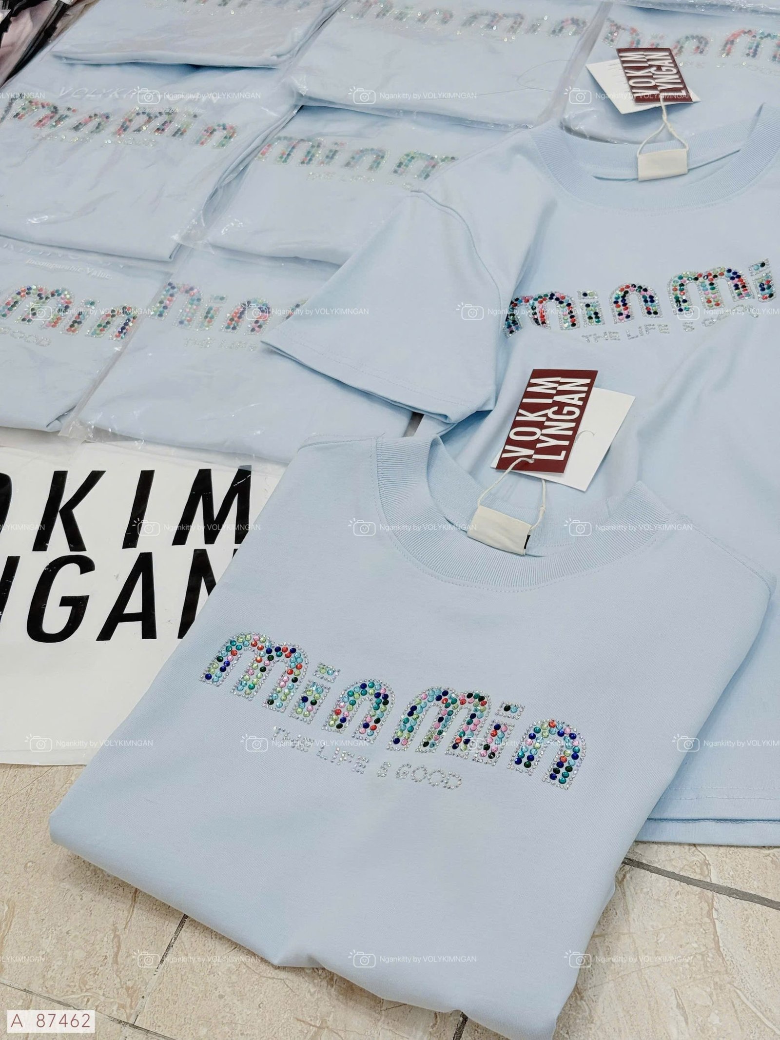 ÁO BABYTEE MINMIN ĐÍNH ĐÁ