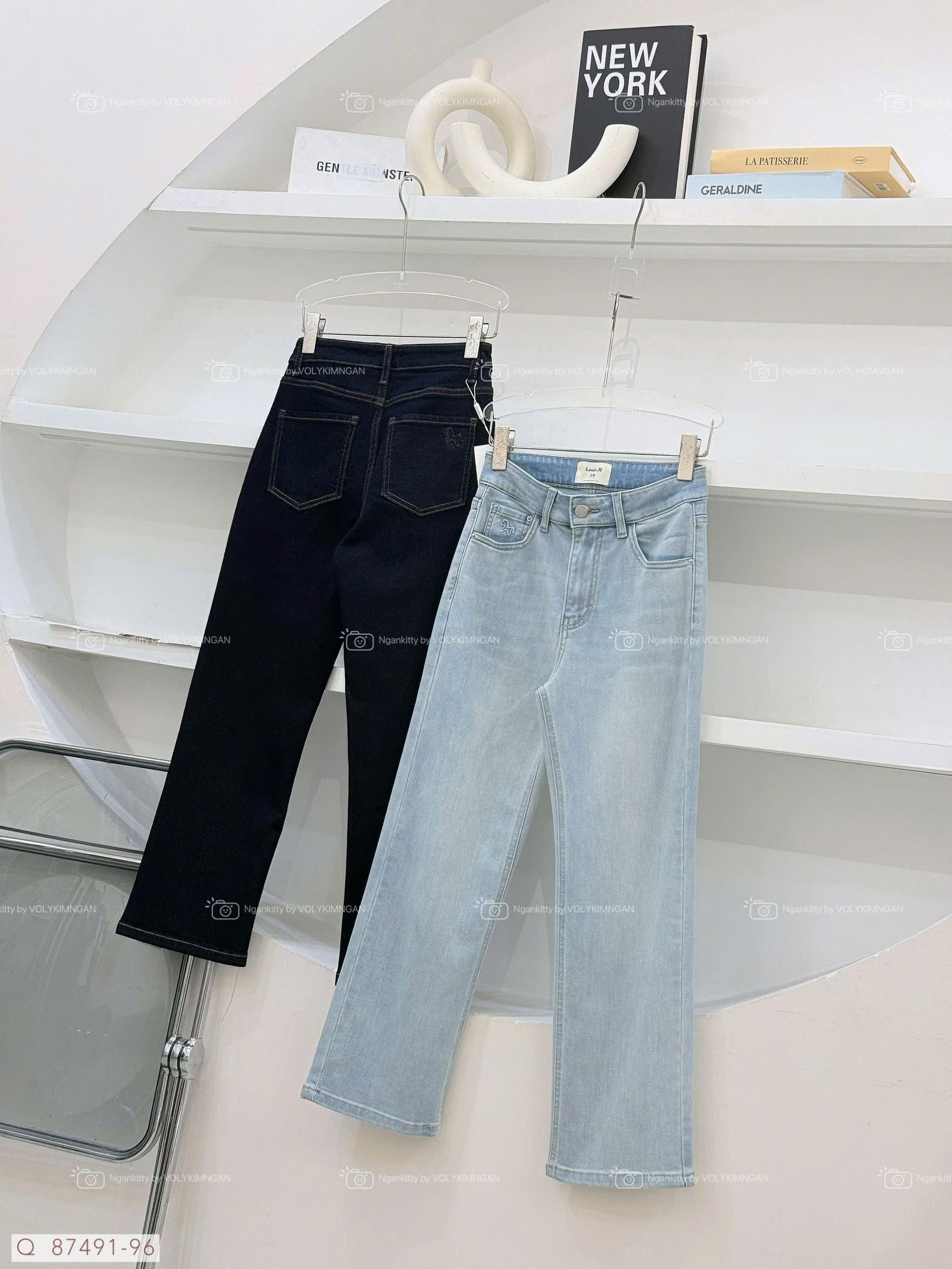 QUẦN JEAN SUÔNG ĐỨNG NGỰA DẬP - Hình ảnh 10