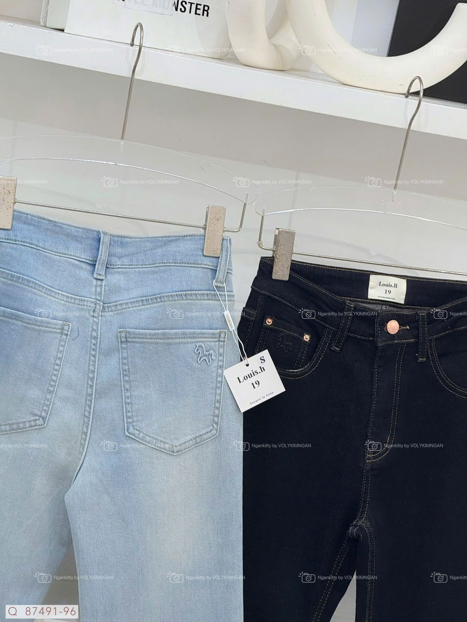 QUẦN JEAN SUÔNG ĐỨNG NGỰA DẬP - Hình ảnh 7